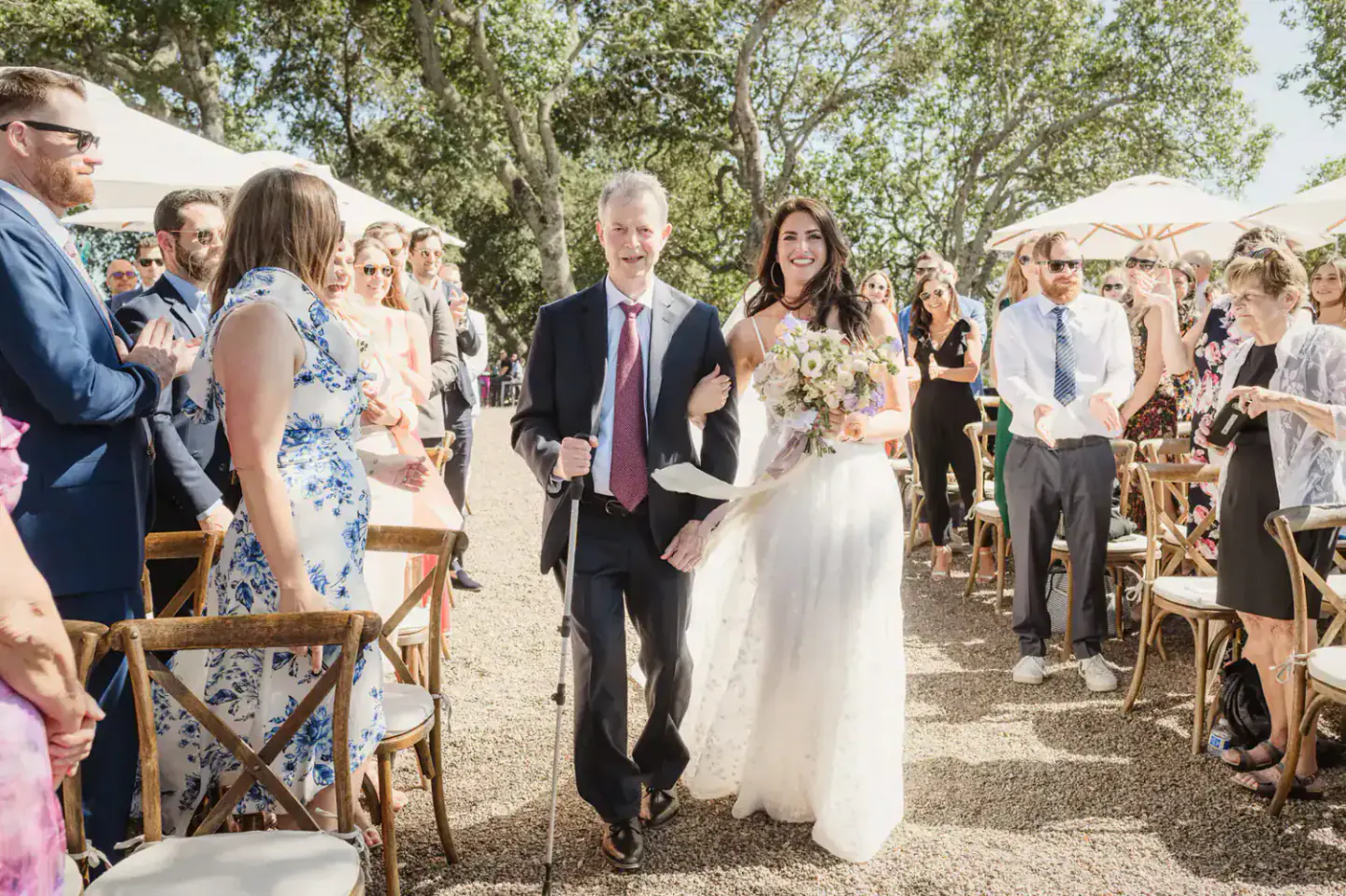 A wedding at Kunde Family Winery in Sonoma County