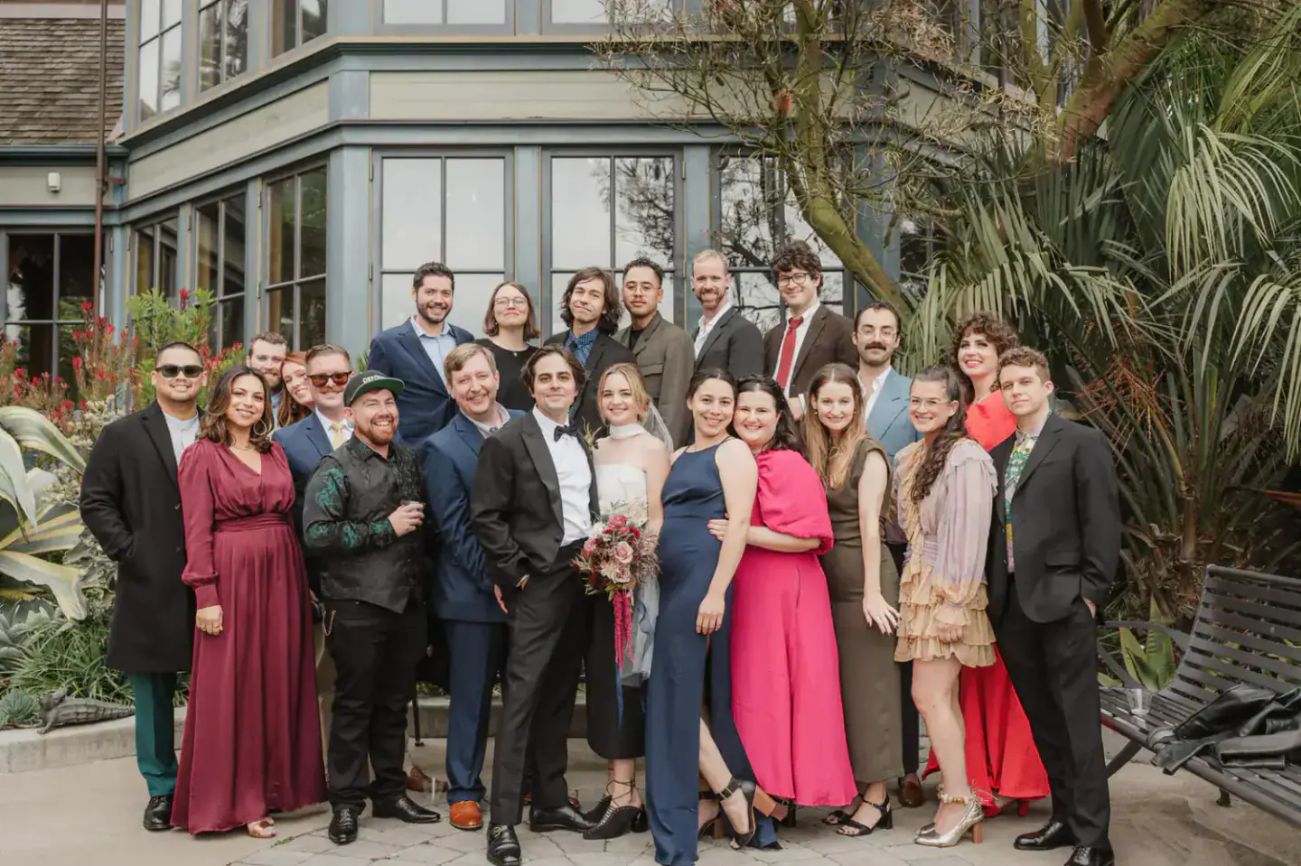 An intimate ceremony at Sunnyside Conservatory in San Francisco