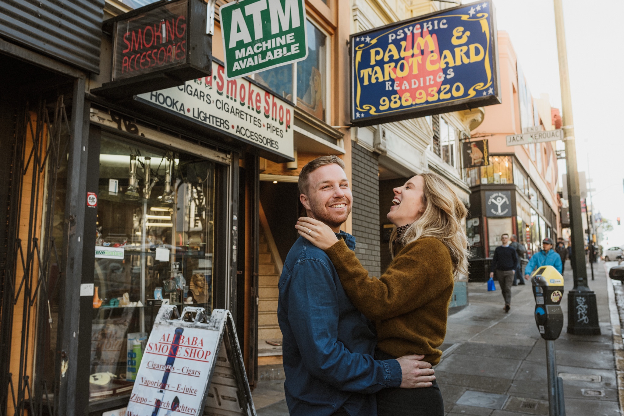 North Beach and Coit Tower Engagement, San Francisco