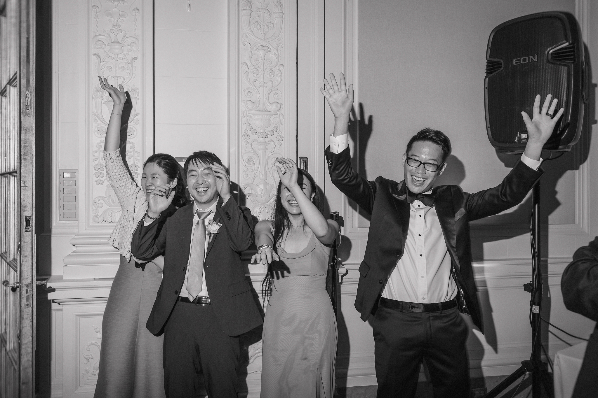 Weding Guests Celebrate